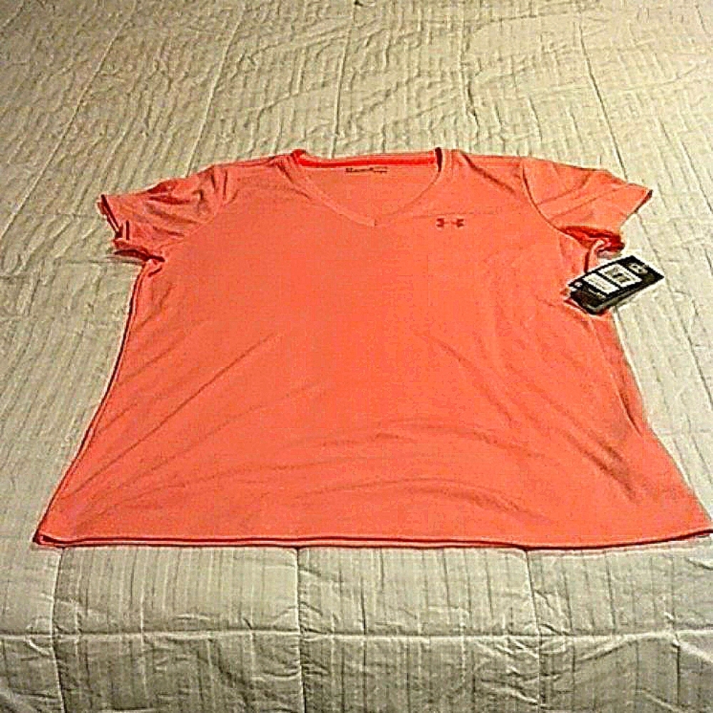 NWT Under Armour Women's UA Tech Athletic V-Neck T-Shirt XL